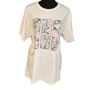Infinity Apparel Women’s Flowered T-Shirt
